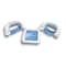 Swimline Inflatable Poker Table & Chairs with Waterproof Playing Cards Set